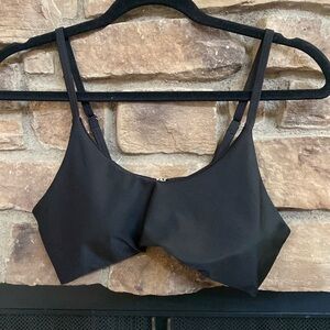 NWT Honlyps black bikini top with adjustable straps. Padded. Large